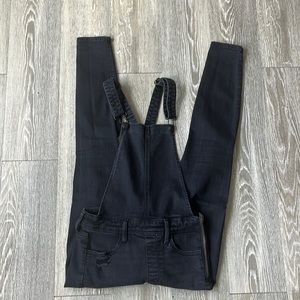American Eagle Outfitters Black Overalls